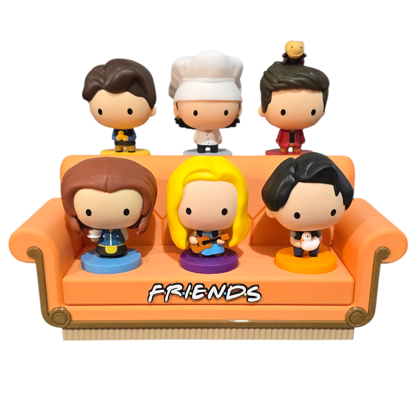 Sofá Decorativo Estilo Friends Compatible con Figuras Funko McDonals - Imagen 2