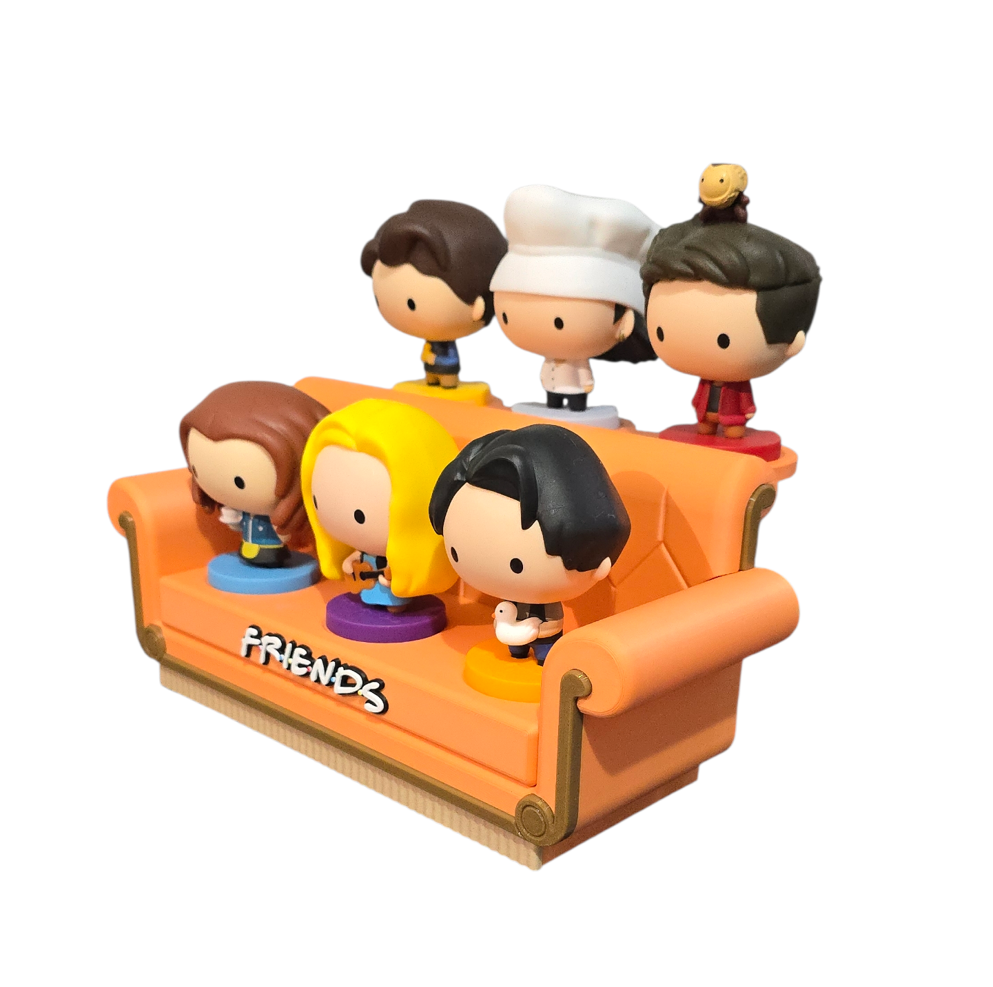Sofá Decorativo Estilo Friends Compatible con Figuras Funko McDonals - Imagen 7